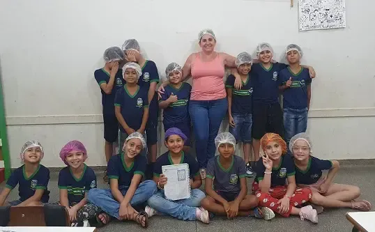 Imagem de compartilhamento para o artigo Nutricionista ministra palestra em escola de Chapadão para incentivar alunos da MS Todo dia
